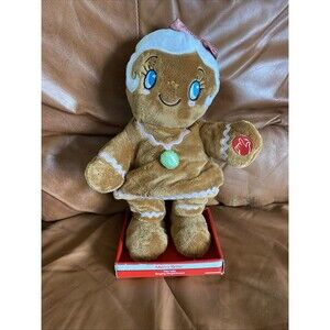 New Musical Singing Dancing Gingerbread Man Boy Girl Plush Animated Plush Toy13”